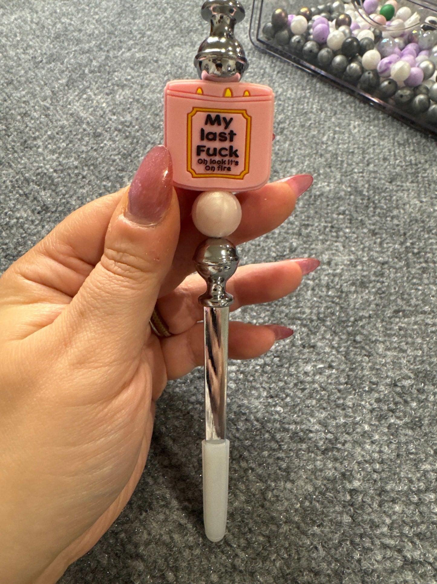 Custom letter opener made live on TikTok with sharp tip and protector