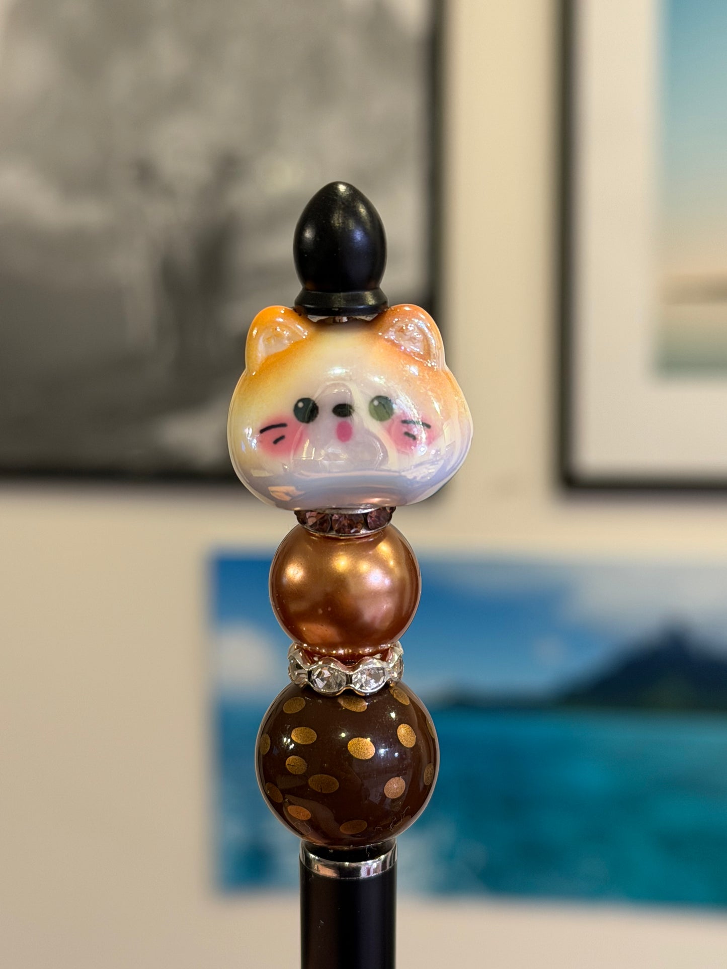 Cute Kitty Cat Stylus and Pen - 2 in 1