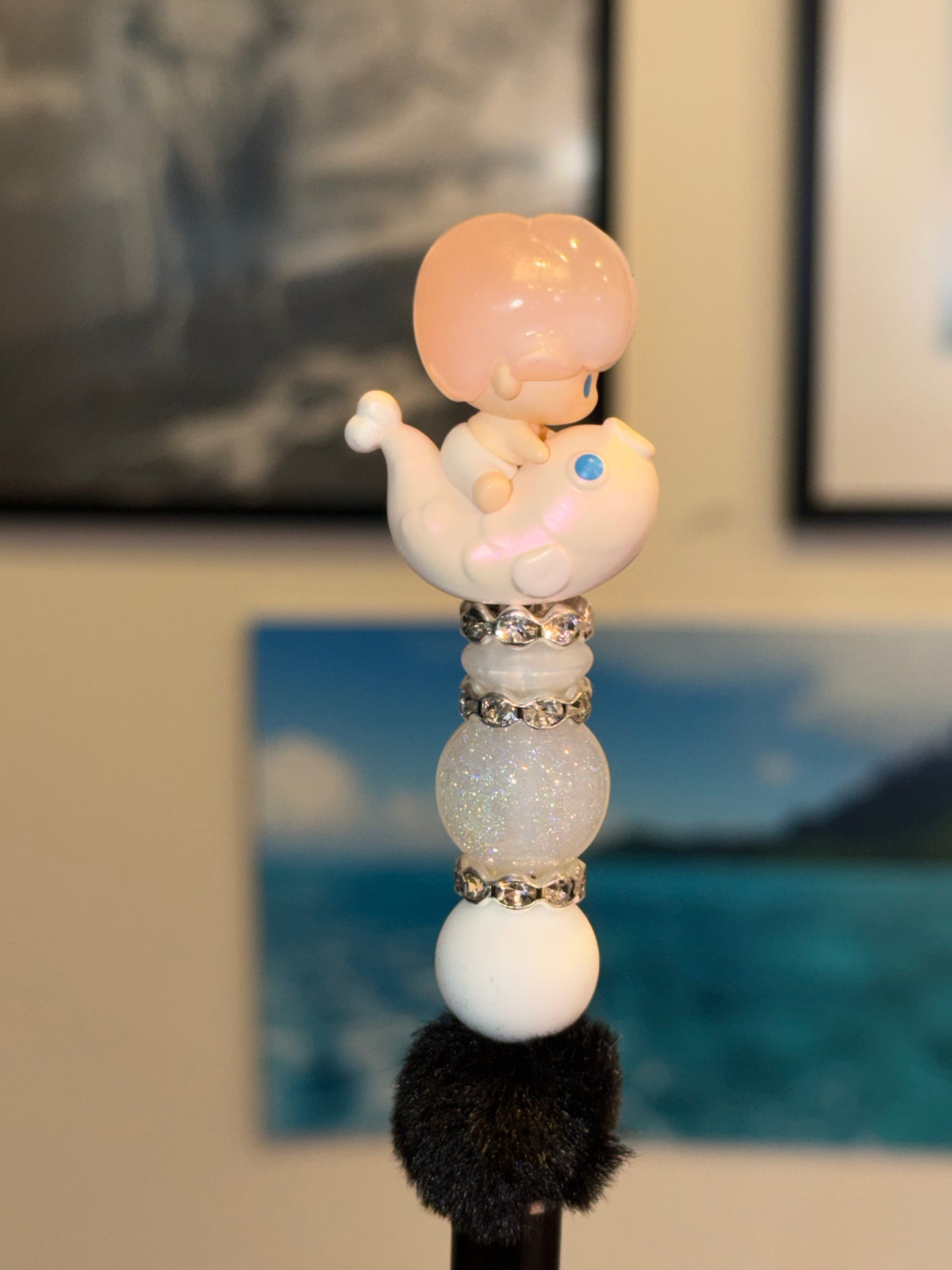 Dimoo Authentic Pop Bean Stylus - 2 in 1 Pen & Stylus