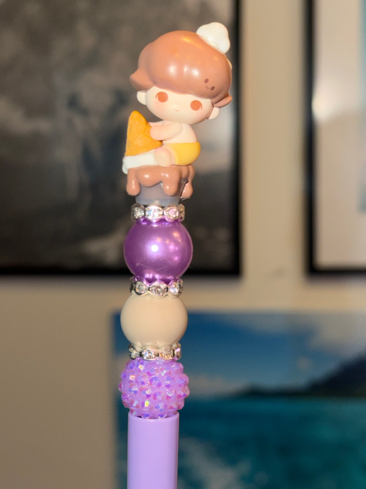 Dimoo Authentic Pop Bean Purple Pen