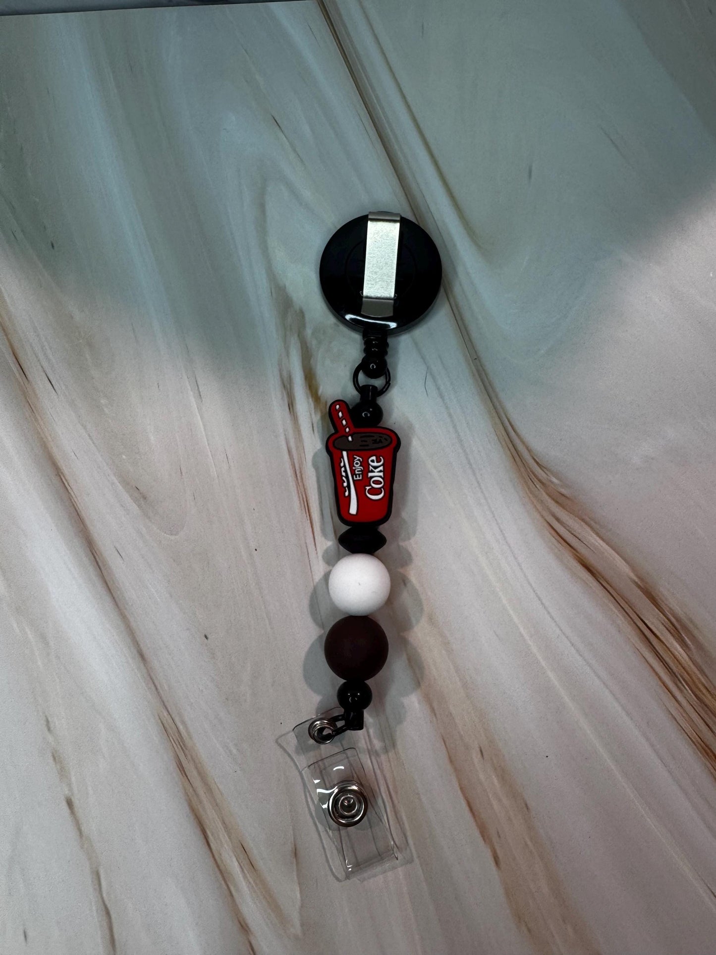 Mama, Diet Coke and Coke Inspired, and Spooky Badge Reels / Retractable Reel / ID Holder