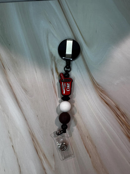 Mama, Diet Coke and Coke Inspired, and Spooky Badge Reels / Retractable Reel / ID Holder