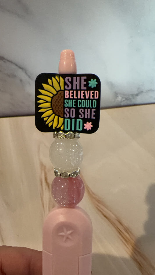Sun Flower She Believed She Could Box Cutter / Box Opener