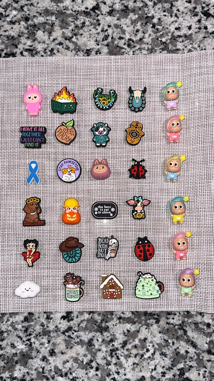 Focal bead categories & examples - not for purchase.