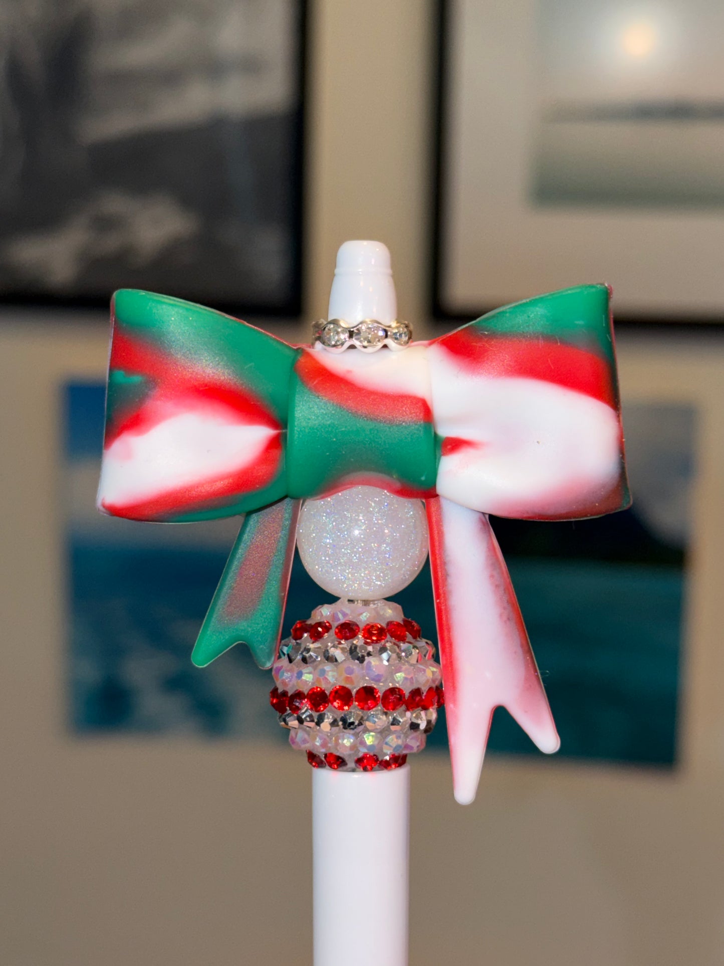 Christmas Bow Pen