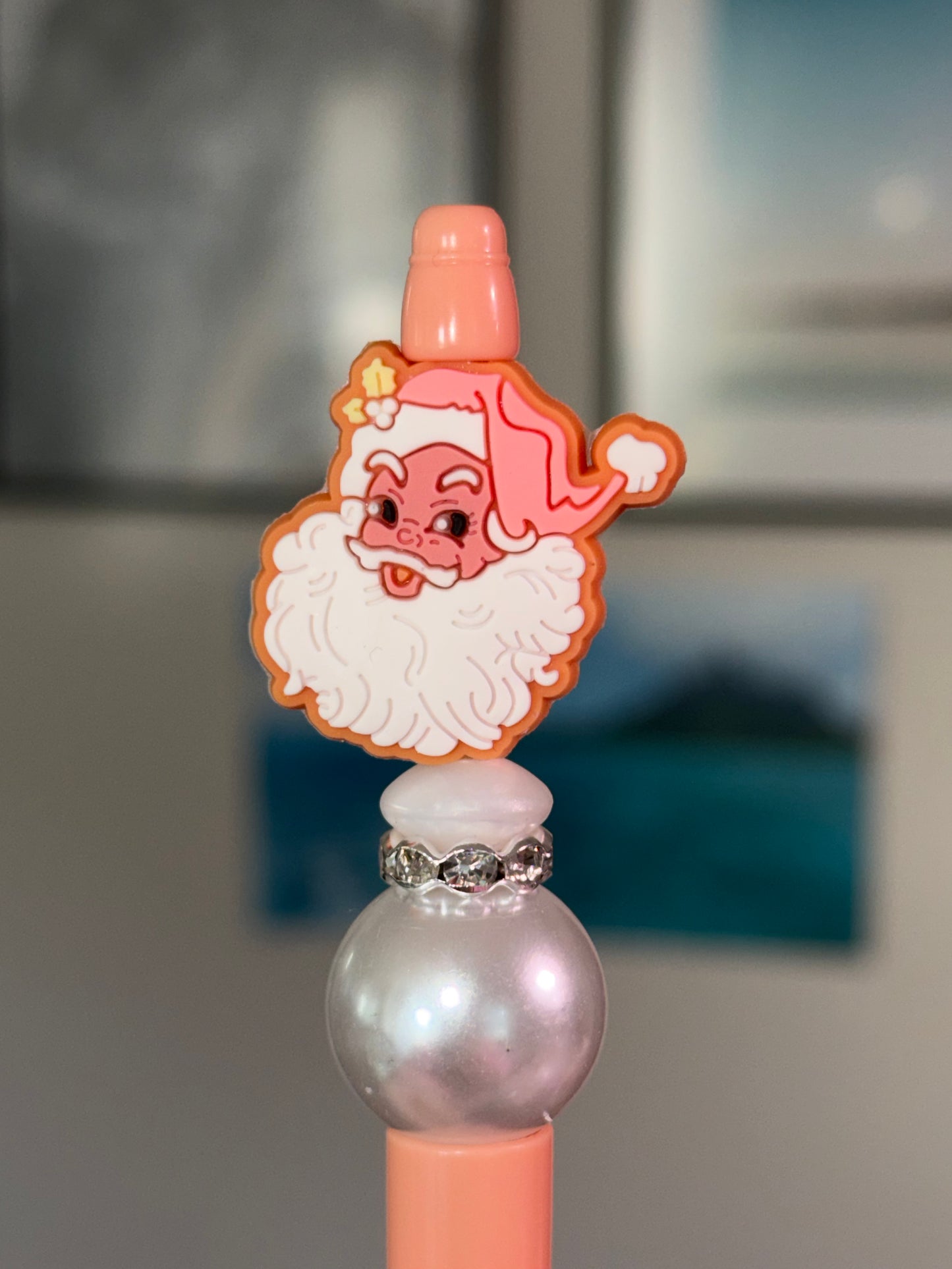 Santa Peach Pink Pen