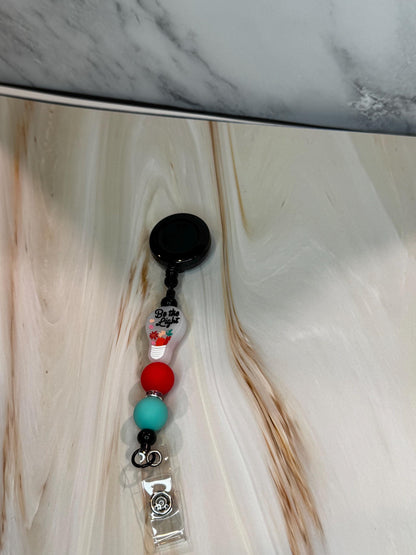 Floral, Be Kind, Paw Print, Good Things are Coming, and Be the Light Badge Reels / Retractable Reel / ID Holder