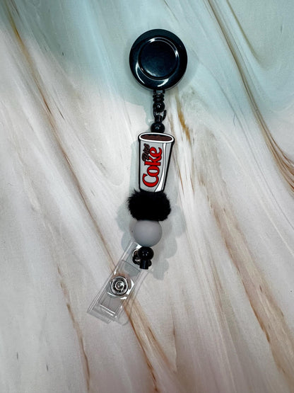 Mama, Diet Coke and Coke Inspired, and Spooky Badge Reels / Retractable Reel / ID Holder