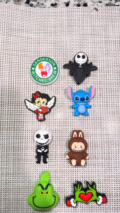 Focal bead categories & examples - not for purchase.